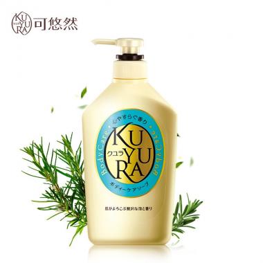 可悠然(KUYURA)沐浴露美肌香氛滋潤(rùn)沐浴液550ml