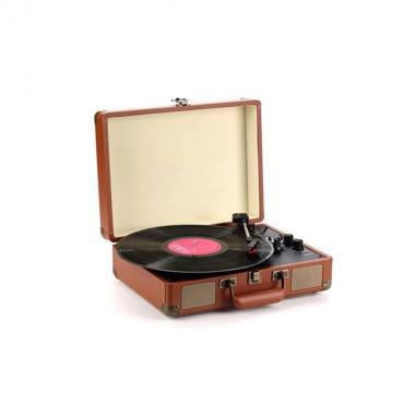 德國(guó)巴赫棕留聲機(jī)黑膠唱片機(jī)藍(lán)牙音響音箱