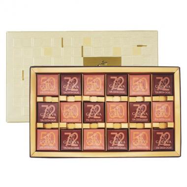 歌帝梵商務(wù)片裝巧克力18片禮盒裝