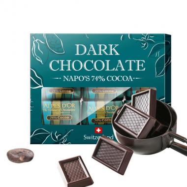 愛普詩74%迷你黑巧克力50g*3