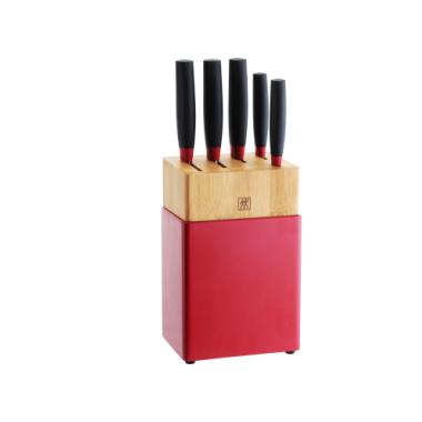 德國(guó) 雙立人 ZWILLING Now S系列刀具6件套(紅黑)