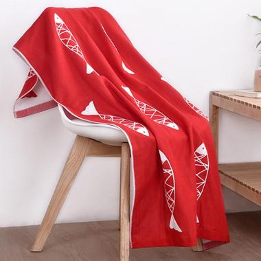 生活元素全棉紗布浴巾套裝