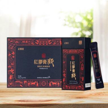 正官莊東阿阿膠聯(lián)合紅參阿膠膏顏450g