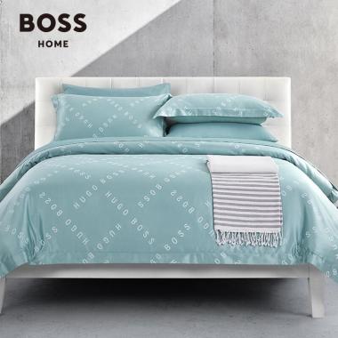 HUGO BOSS PLAIN混紡提花四件套