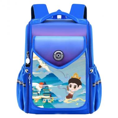 YESO+敦煌藝術(shù)館國潮兒童書包（藍(lán)）