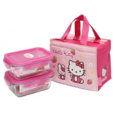 樂扣樂扣KITTY耐熱玻璃便當(dāng)包
