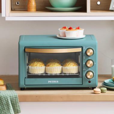 柏翠(petrus)家用多功能機械式電烤箱（18L）