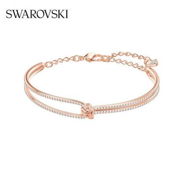 奧地利 施華洛世奇 扭結(jié)手鐲（玫瑰金）