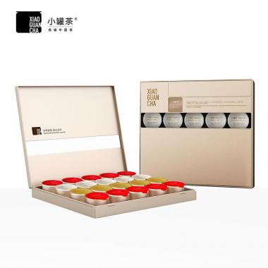 小罐茶金罐20罐經(jīng)典特級拼裝禮盒80g(20罐*4g）