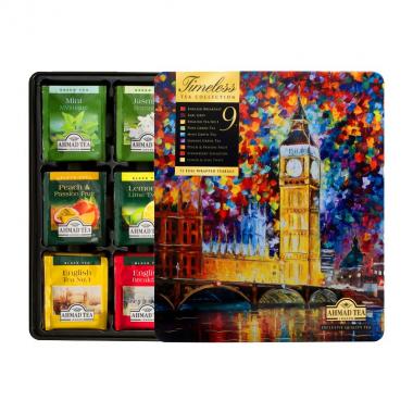 英國亞曼茶AHMAD TEA永恒的典藏系列禮品鐵盒禮盒裝72茶包組合