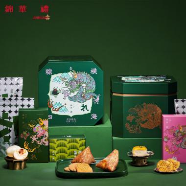 錦華祥龍獻禮粽子禮盒1340g